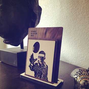 First the egg! Ready Player One art frame