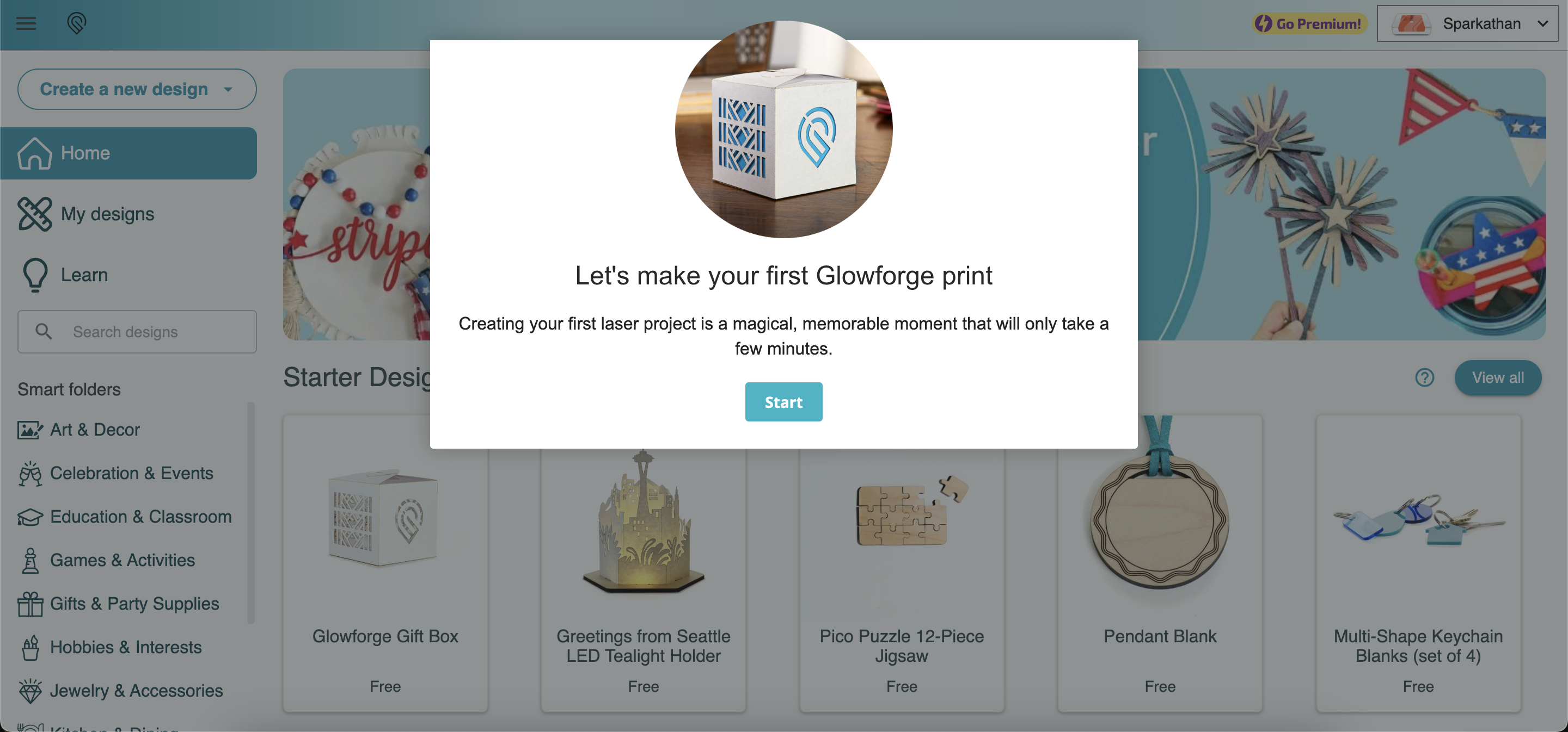 Onboarding Update: Your First Print Tutorial