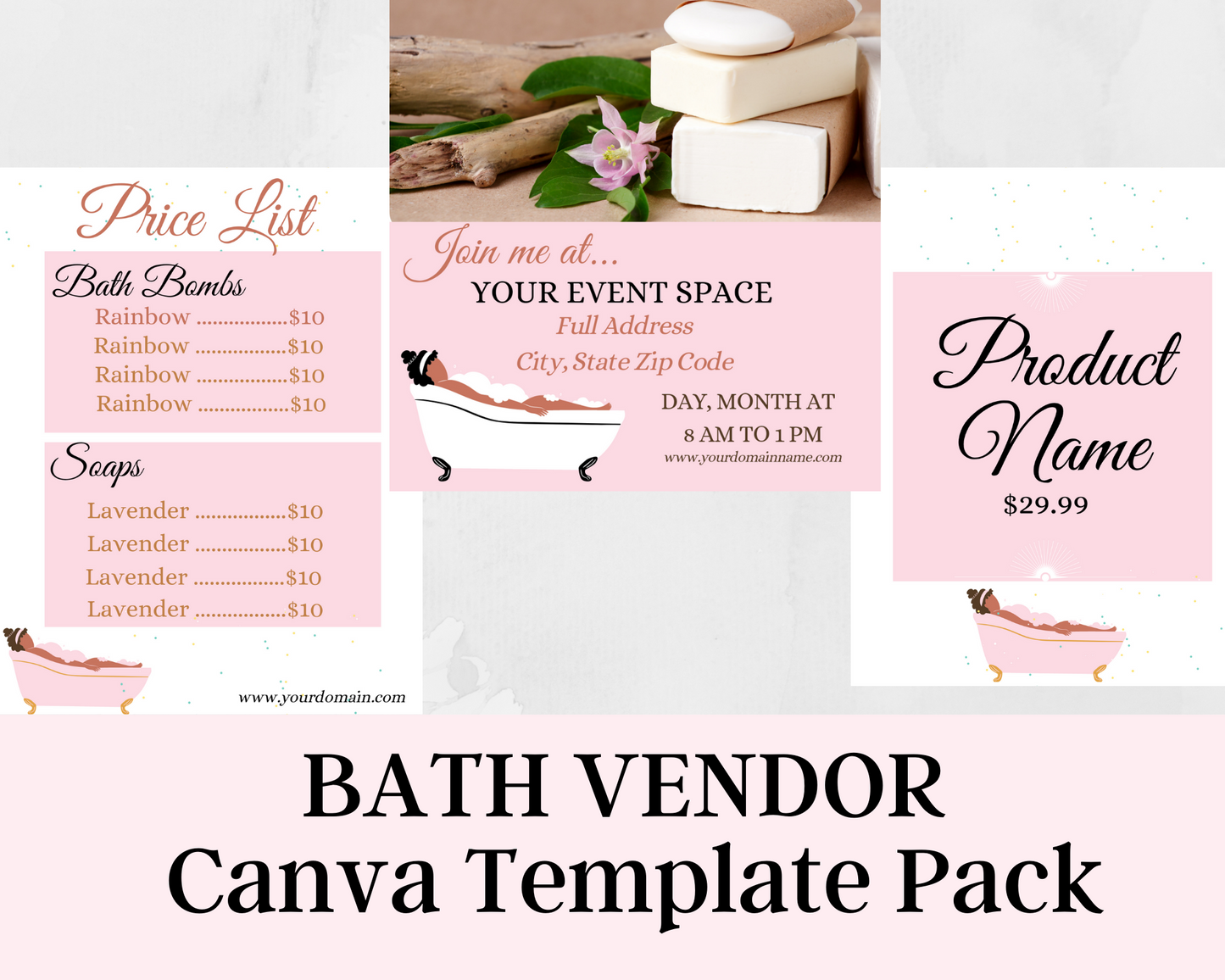 How to Sell Your Products at Local Events Ebook +  Local Event Table and Flyers Design Templates freeshipping - Her Love Collections